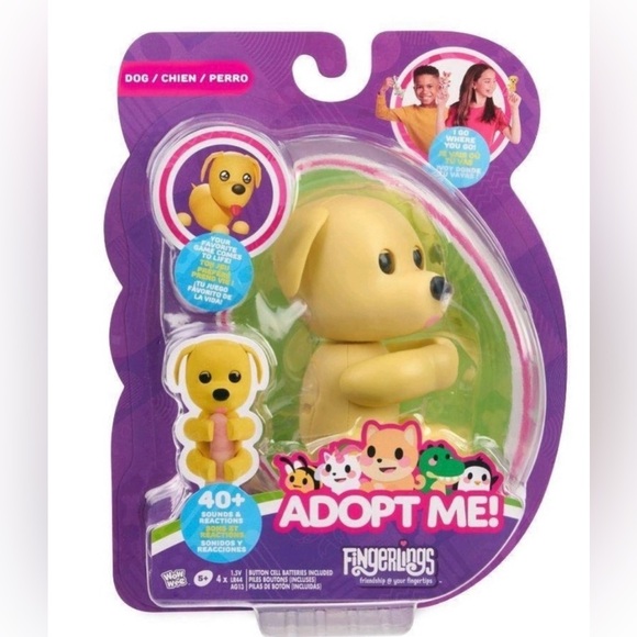 Wowwee Fingerlings Adopt Me Interactive Pet Dog Toy! Authentic! NEW! Trending! - Picture 1 of 4